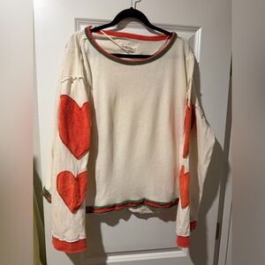 We The Free Cream and burned Orange Top 🔥